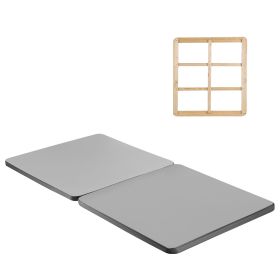 Twin Size Bunkie Board, 1.5 in Bed Board Slats with 200D Oxford Cloth, Wooden Mattress Support for Twin Size Bed, Easy Assembly Support under Mattress