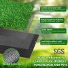 3FTX10FT Outdoor Artificial Grass Runner Rug, Thick Realistic Fake Grass Roll Decor Patio Balcony Garden Lawn, Dog Pets Turf Drain Mat