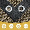 90% Sun Shade Cloth with Grommets, 8' X 12' Pergola Shade Cover Canopy, Mesh Tarp Sun Screens for Patio, Outdoor, Garden, Backyard, Mocha