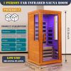 Home dry infrared sauna red light 1person