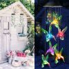 Solar Wind Chime, Color Changing Wind Chimes Hummingbird, LED Decorative Mobile, Gifts for Mom Grandma