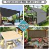 90% Sun Shade Cloth with Grommets, 8' X 12' Pergola Shade Cover Canopy, Mesh Tarp Sun Screens for Patio, Outdoor, Garden, Backyard, Mocha