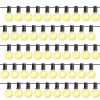 25FT/50FT Options - 1Pc Outdoor Globe String Lights Decorative Patio Lights Ball Fairy String Lamps with 25Pcs Bulbs for Garden Lawn Patio Cafe Party