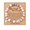 Natural Stone Amethyst Healing Bracelet Inspirational Gifts for Women