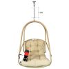 Hanging Egg Chair - Indoor/Outdoor Woven Rattan Swing Chair - 350lb Capacity